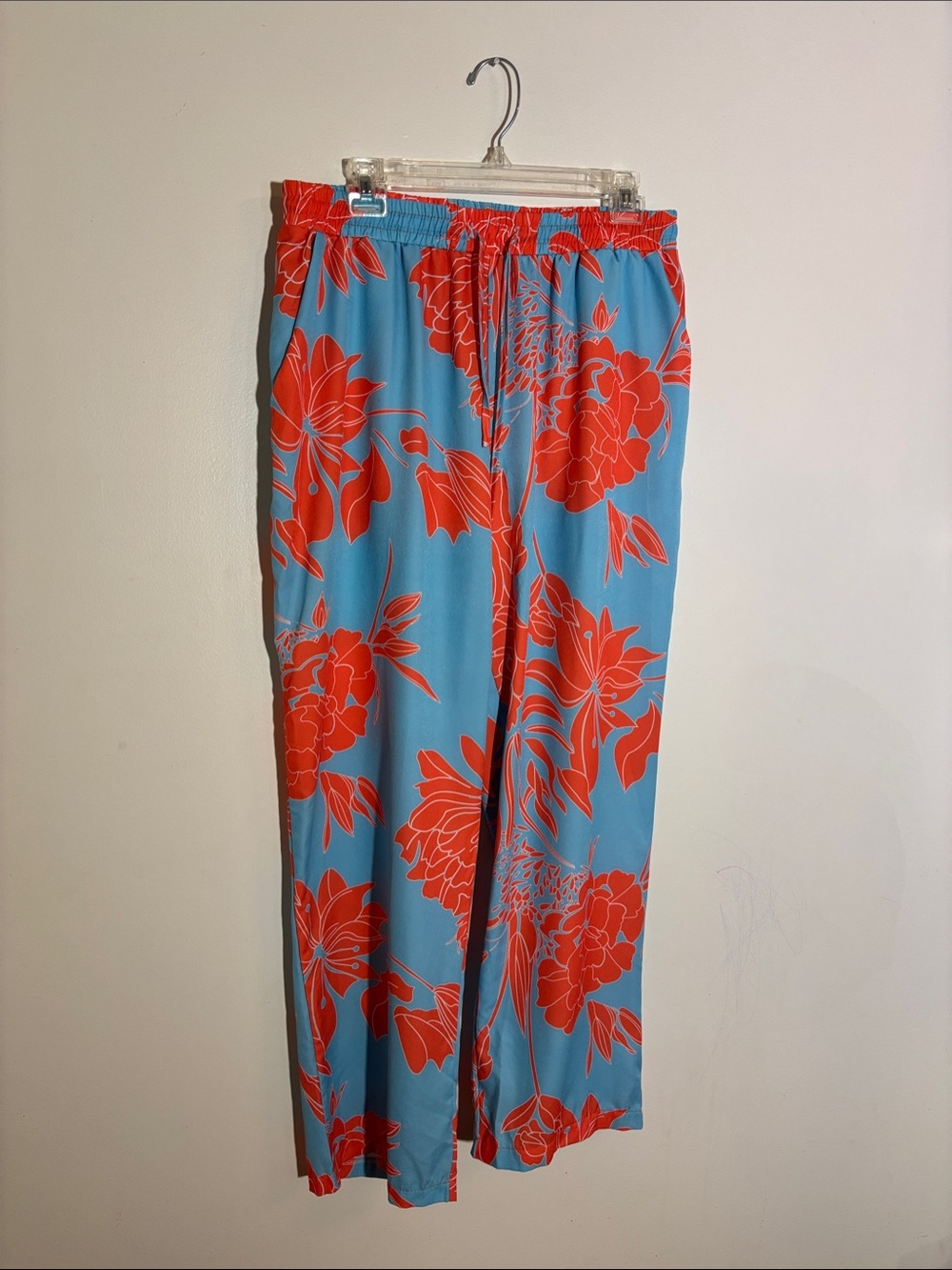 Vibrant Floral‎ Drawstring Pajama Pants